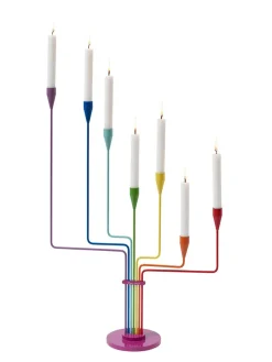 Karlsvognen Table Lysestage, turkis fra Piet Hein