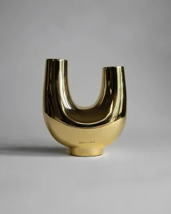 Kazumi StudioVase, gold fra Hein