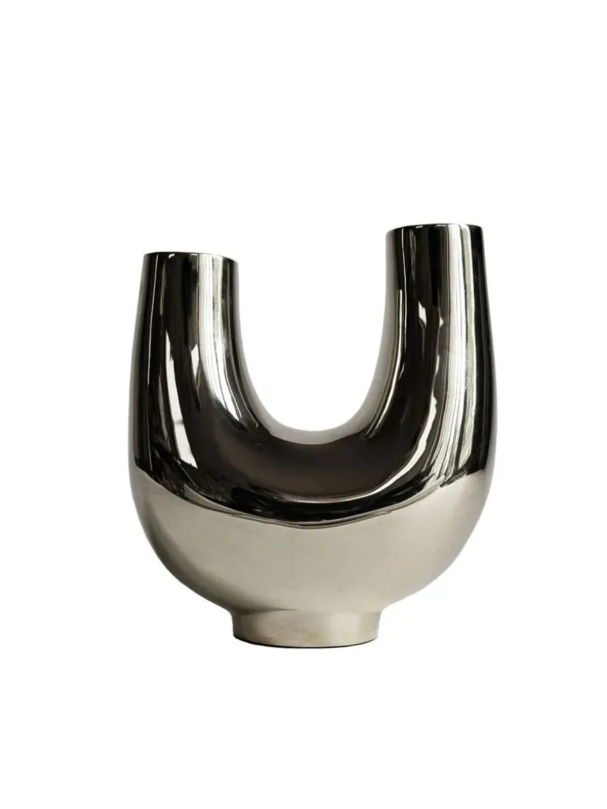 Kazumi Vase, silver fra Hein Studio