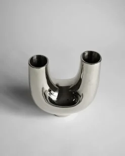 Kazumi Vase, silver fra Hein Studio