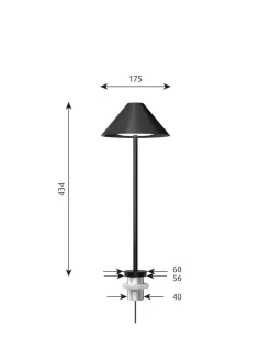 Keglen Bordlampe fra Louis Poulsen