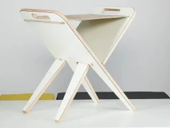 Klaburet m. Sæde i Hør fra Piet Hein