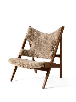 Knitting Lounge Chair, Sheepskin fra Audo Copenhagen
