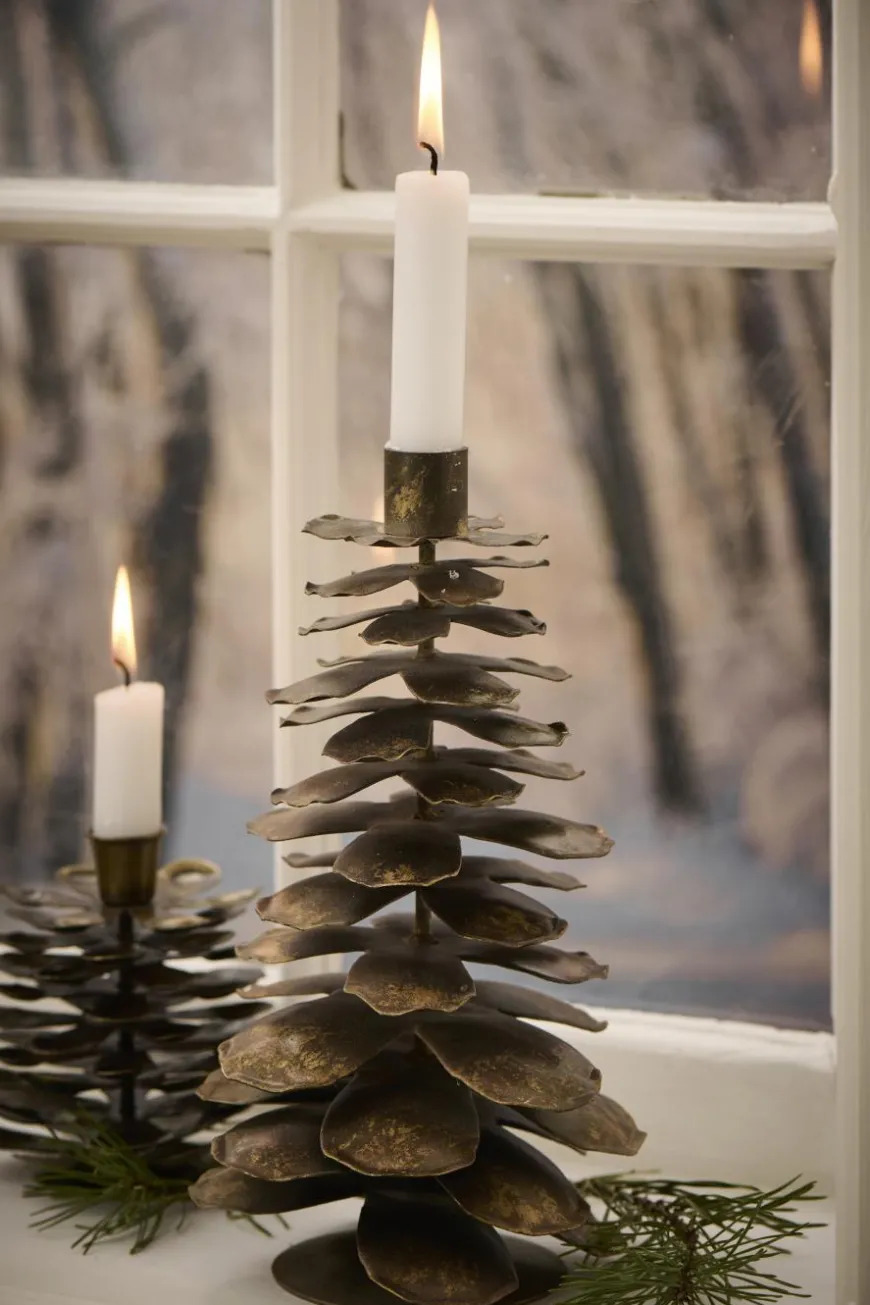 Kogle Lysestage til 2,2 cm lys fra Ib Laursen