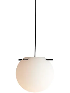Koi Pendel, white/black Ø25 fra Frandsen