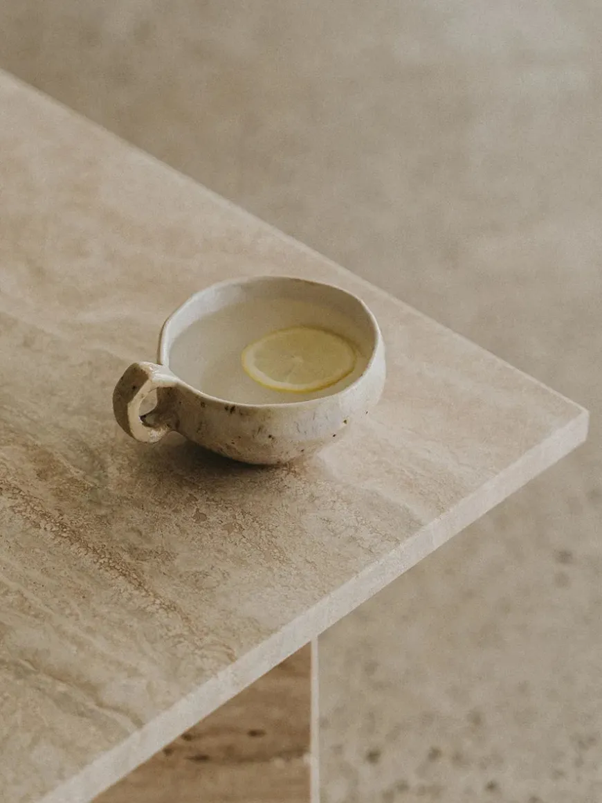 Konkylie Sofabord, marrone fra Wabi Sabi Nordic