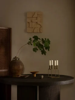 Kubus 4 Lysestage, hvid fra Audo Copenhagen