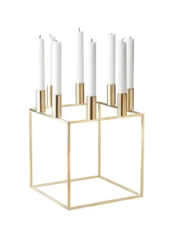 Kubus 8 Lysestage, sort fra Audo Copenhagen