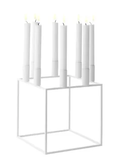 Kubus 8 Lysestage, sort fra Audo Copenhagen