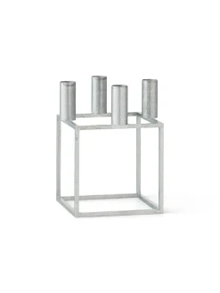 Kubus 4 Lysestage, zink fra Audo Copenhagen