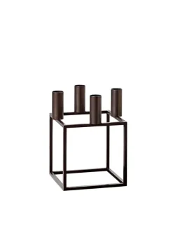 Kubus 4 Lysestage, zink fra Audo Copenhagen