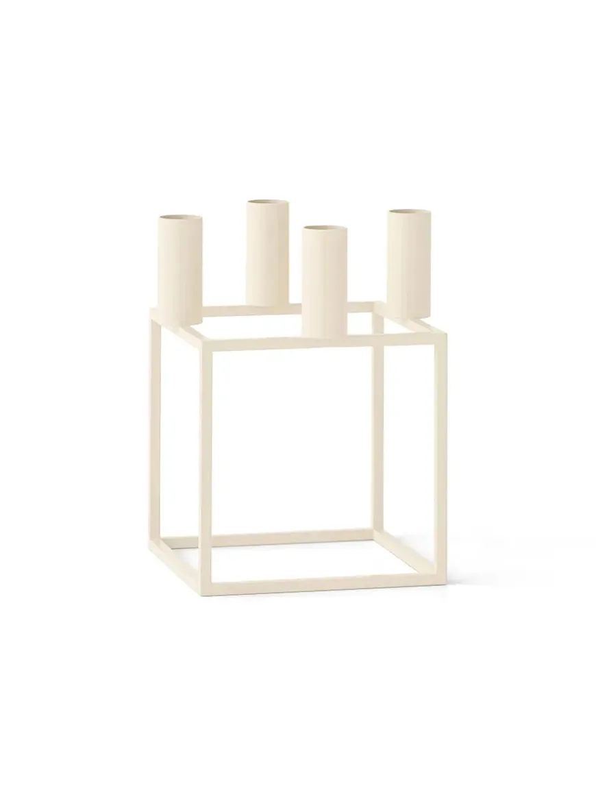 Kubus 4 Lysestage, zink fra Audo Copenhagen