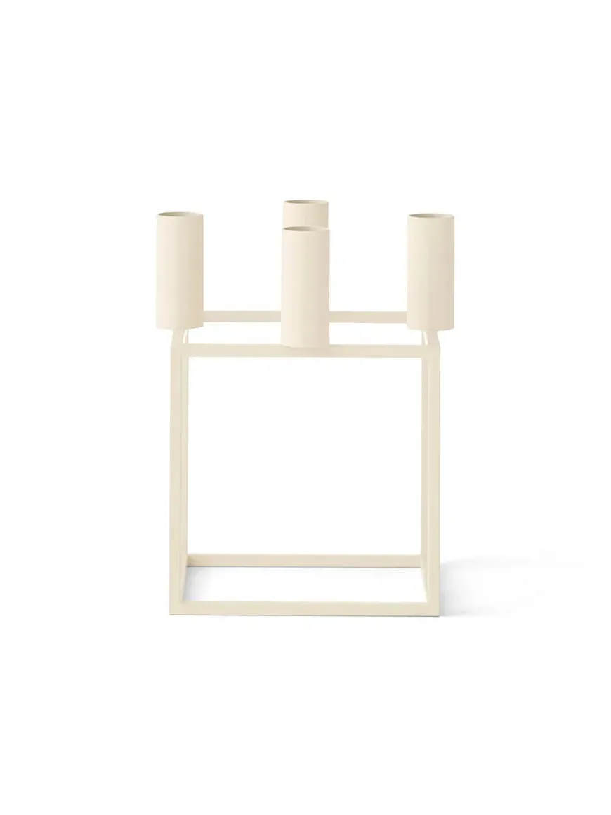 Kubus 4 Lysestage, zink fra Audo Copenhagen