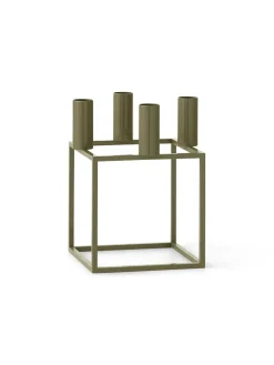 Kubus 4 Lysestage, zink fra Audo Copenhagen