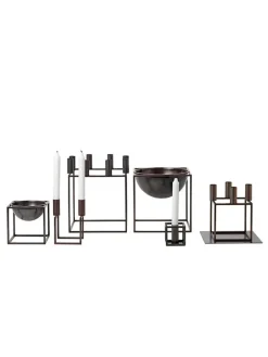 Kubus 4 Lysestage, zink fra Audo Copenhagen