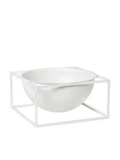 Kubus Bowl Centerpiece Large, hvid fra Audo Copenhagen