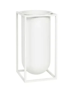 Kubus Vase Lolo, hvid fra Audo Copenhagen