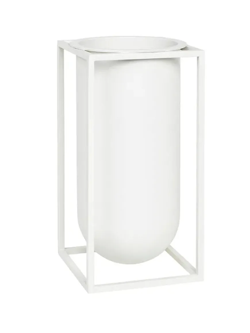 Kubus Vase Lolo, sort fra Audo Copenhagen