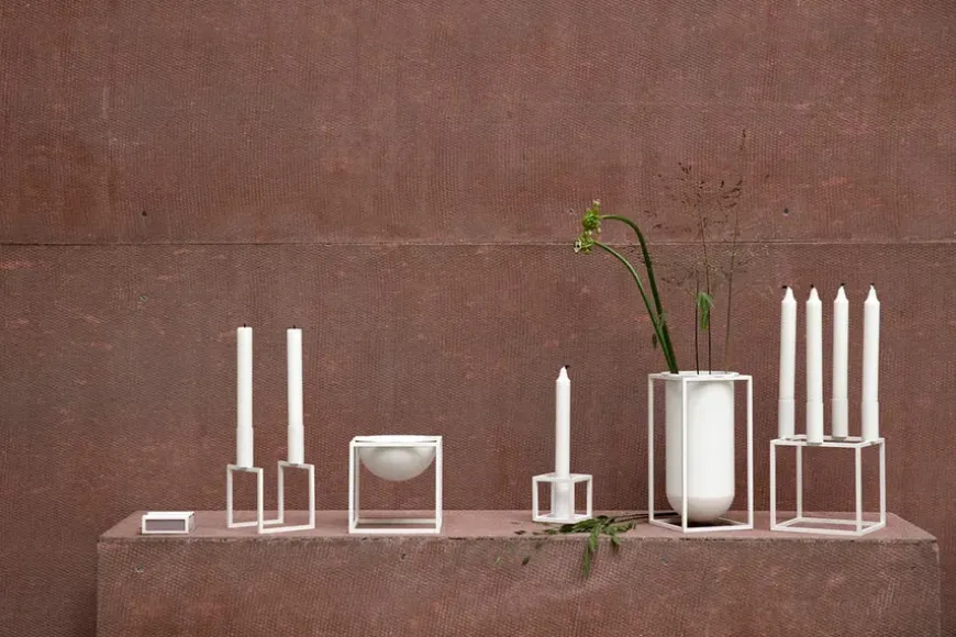 Kubus Vase Lolo, sort fra Audo Copenhagen