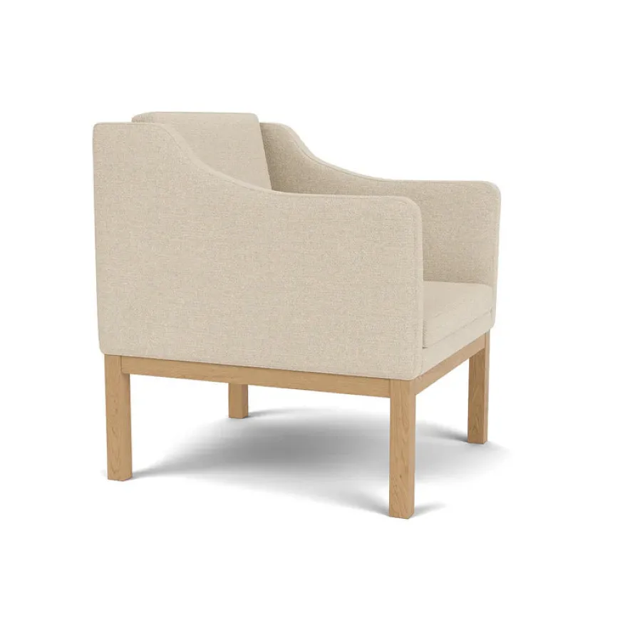 L46 MK155 lænestol, cognac læder af Mogens Koch