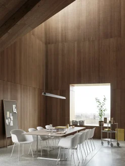 Linear Pendant Lamp 169,2 cm, grey fra Muuto