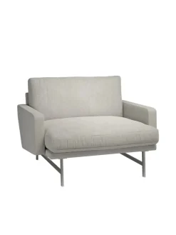 Lissoni PL111 Lounge Chair, Clay 012 fra Fritz Hansen