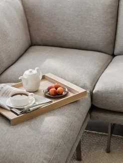 Lissoni PL117S Hjørnesofa, Clay 012 fra Fritz Hansen