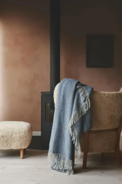 Livø Plaid, fjord fra Silkeborg Uldspinderi