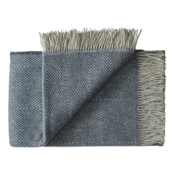 Livø Plaid, rosewood fra Silkeborg Uldspinderi