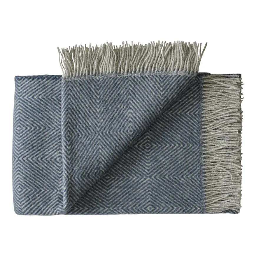 Livø Plaid, rosewood fra Silkeborg Uldspinderi