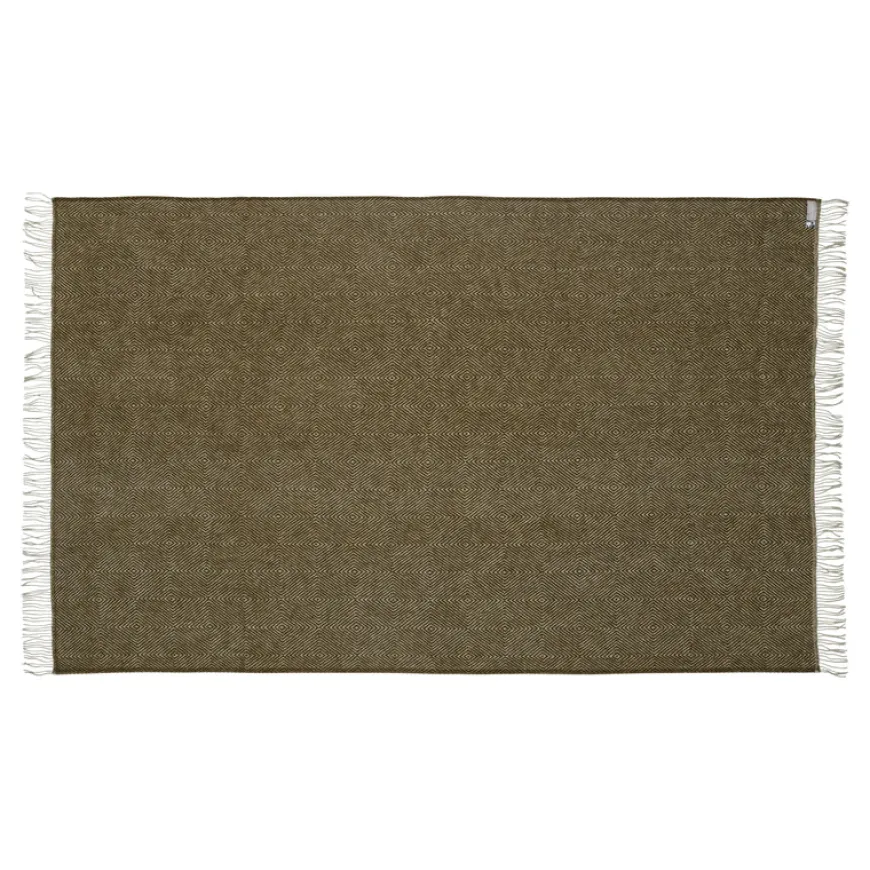 Livø Plaid, seaweed fra Silkeborg Uldspinderi