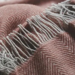 Livø Plaid, seaweed fra Silkeborg Uldspinderi