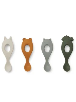 Liva silikone skeer 4-pak, rose mix fra Liewood