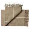 Mandø Plaid, oak brown fra Silkeborg Uldspinderi
