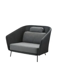 Mega Loungestol, inkl. hyndesæt fra Cane-line