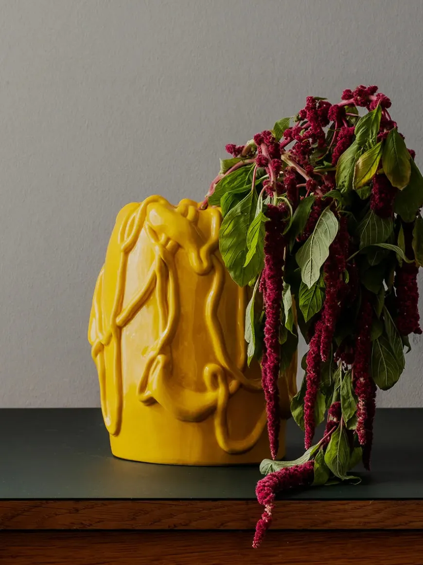 Michael Kvium Jam Vase, seagrass fra raawii