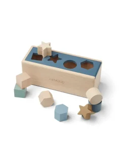 Midas puttekasse, geometric whale blue multi mix fra Liewood