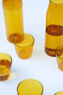 Milk, set of 1 carafe + 2 glasses, grey fra Nine