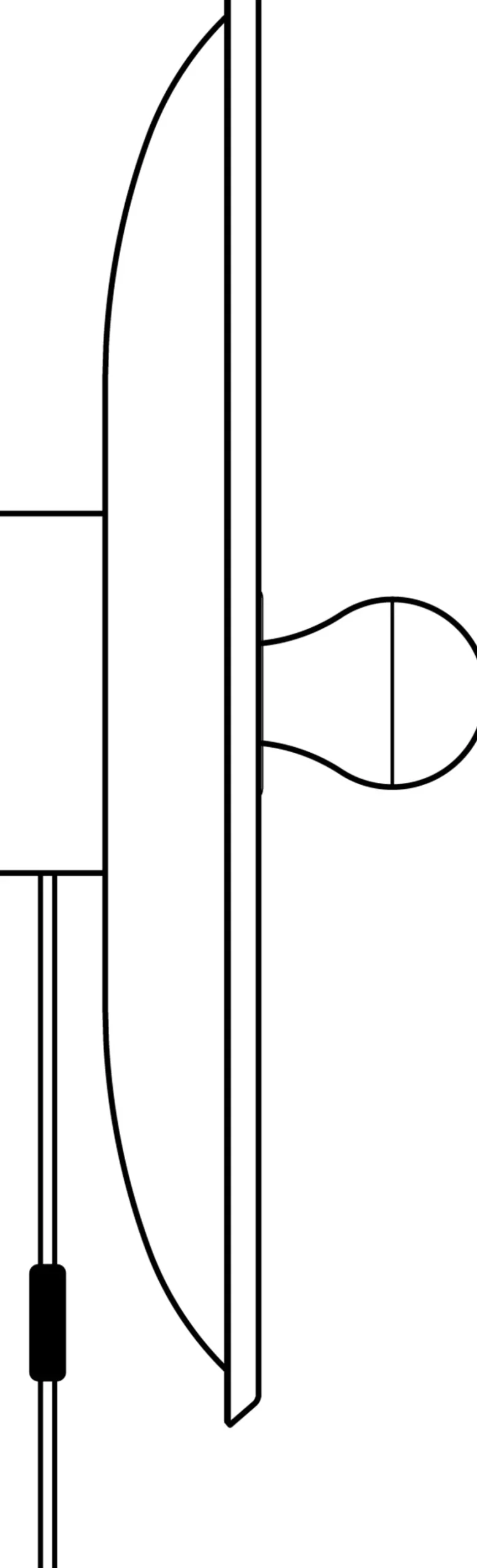 Model 262 væglampe fra Astep