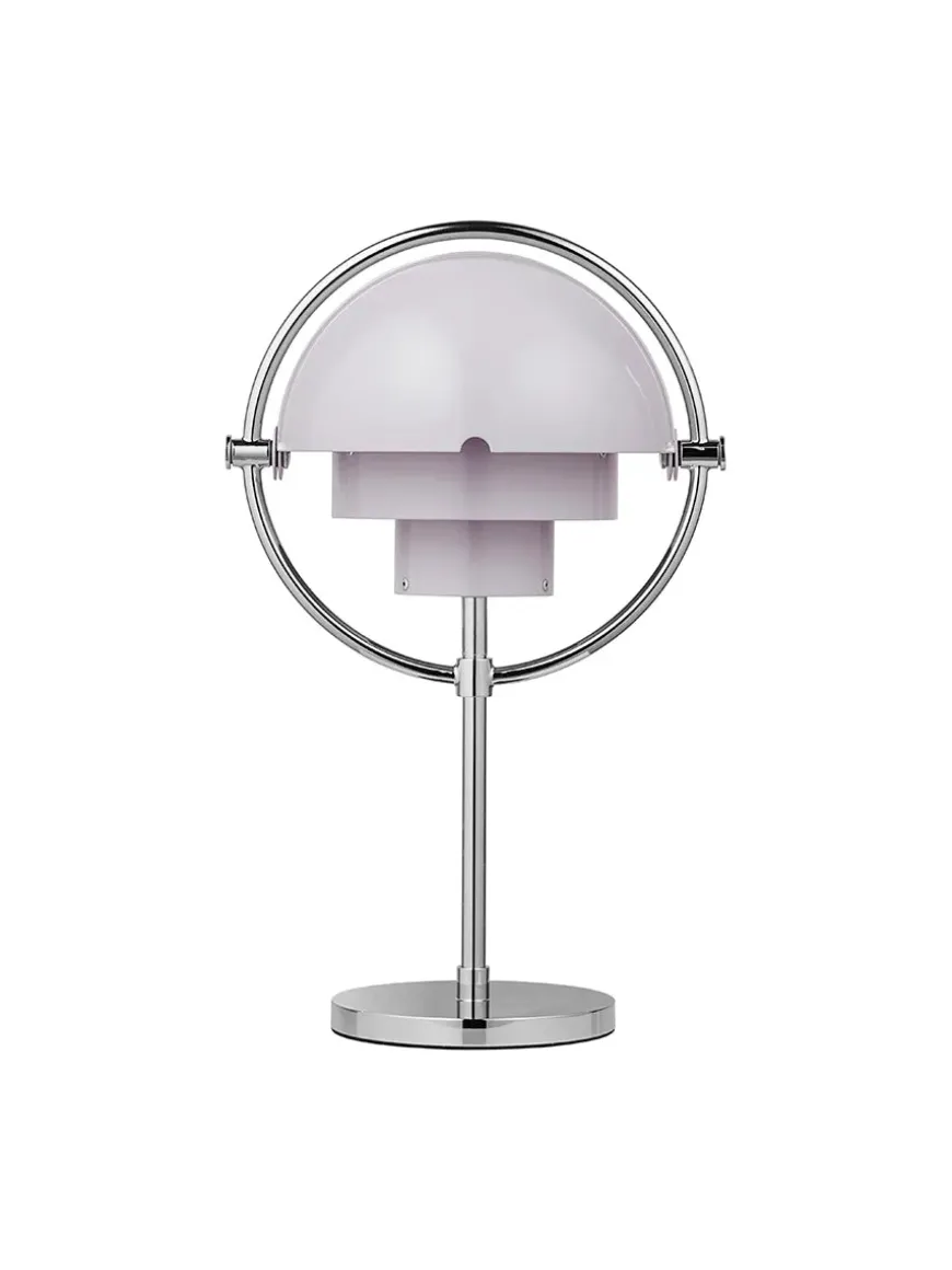 Multi-Lite Portable Bordlampe, krom/hvid fra GUBI