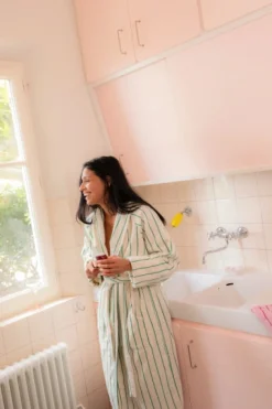 Naram badekåbe, Seafoam & Deep Teal fra Bongusta