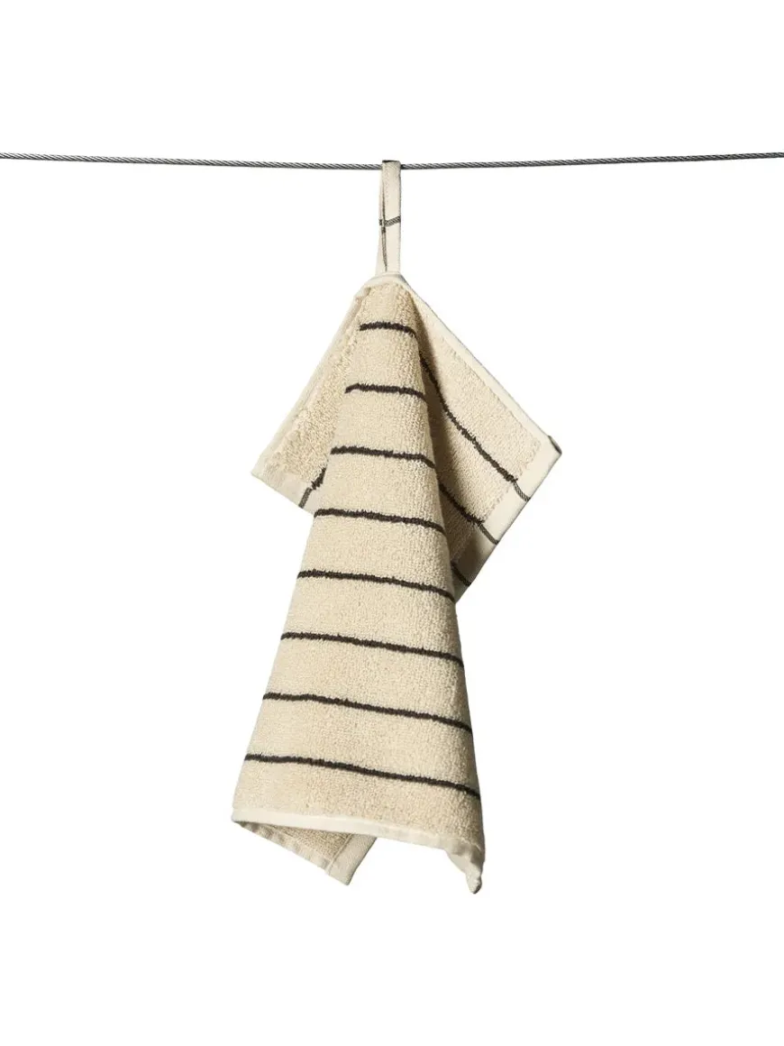 Naram towel - Creme & Ink fra Bongusta