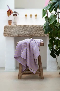 Naram towel - Creme & Ink fra Bongusta