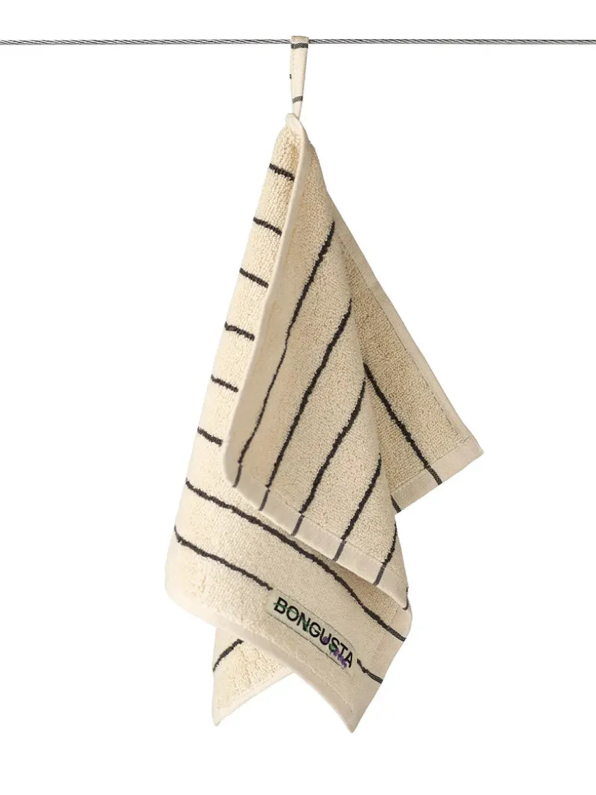 Naram towel - Creme & Ink fra Bongusta
