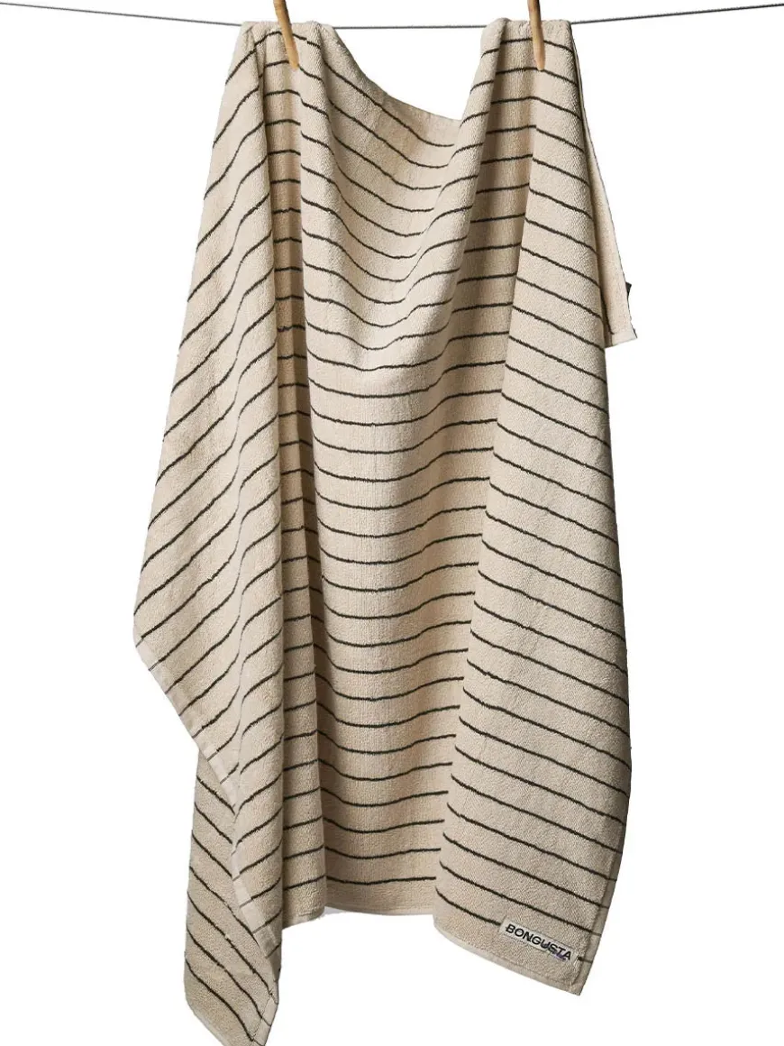 Naram towel - Creme & Ink fra Bongusta
