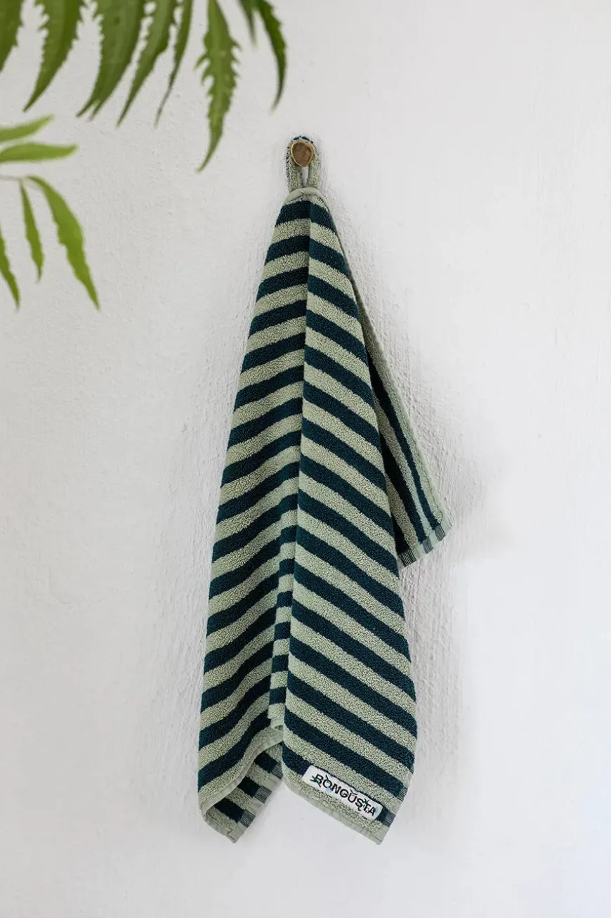 Naram towel - Creme & Ink fra Bongusta