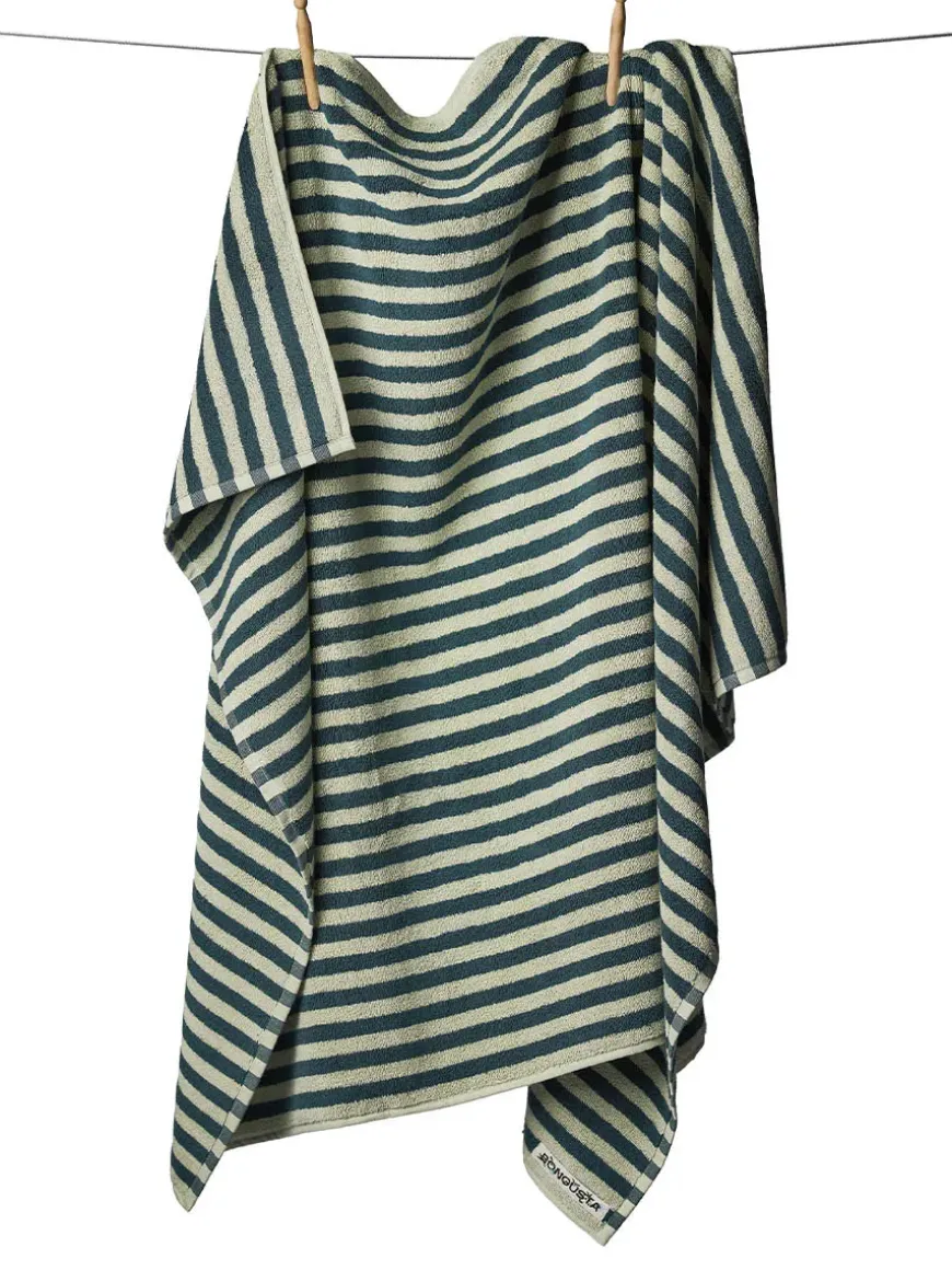 Naram towel - Creme & Ink fra Bongusta