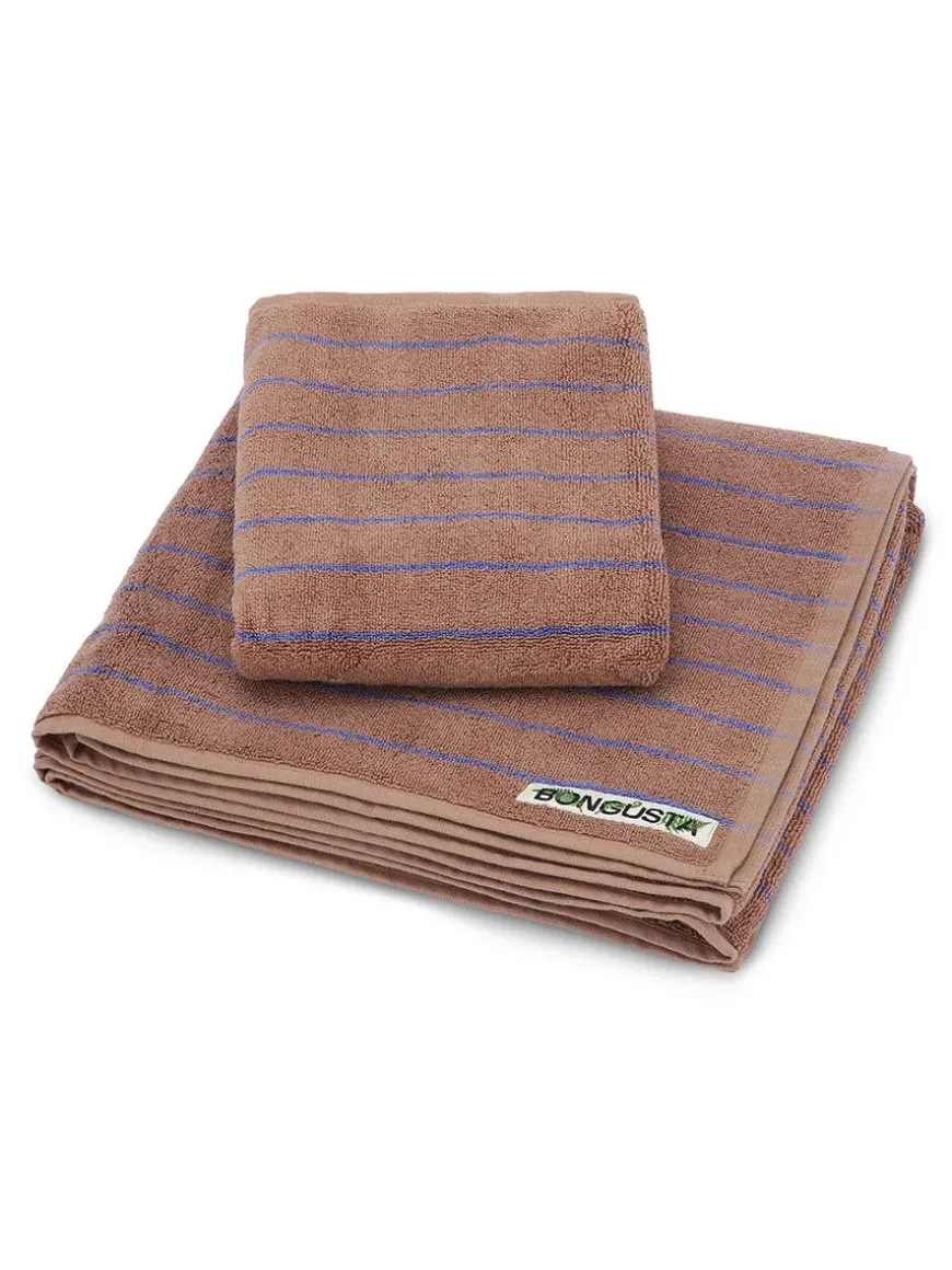 Naram towel - Creme & Ink fra Bongusta