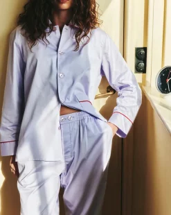 Outline Pyjama L/S Shirt fra Hay