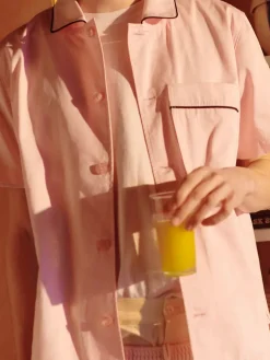 Outline Pyjama S/S Shirt fra Hay